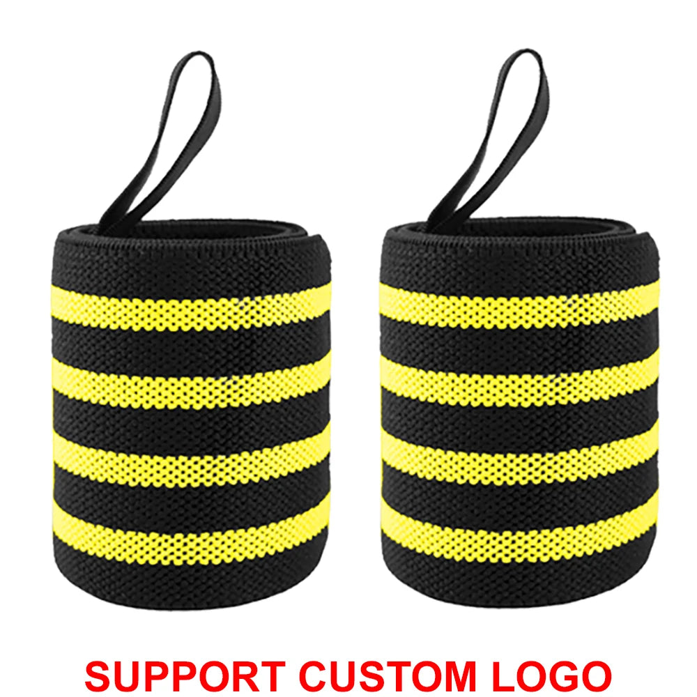 1 Pair Wristband Wrist Support Brace Straps Extra Strength Weight Lifting