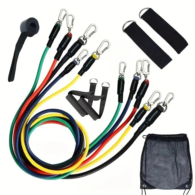 11pcs/Set Pull Rope, Resistance Bands, Ankle Strap