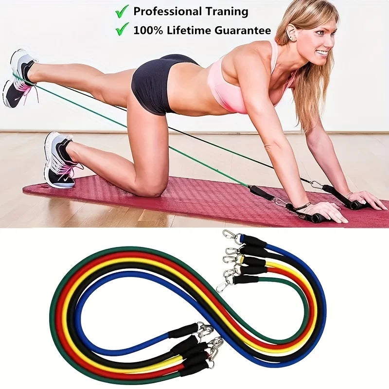 11pcs/Set Pull Rope, Resistance Bands, Ankle Strap