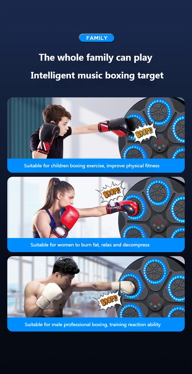 New Music Boxing Machine Smart Bluetooth Wall Mounted