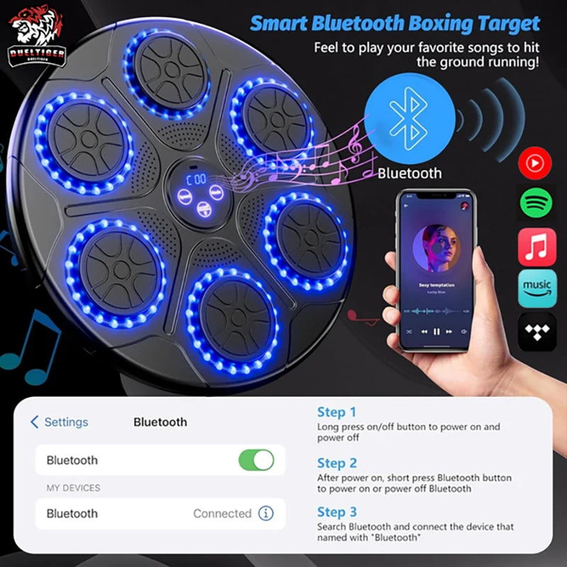 New Music Boxing Machine Smart Bluetooth Wall Mounted