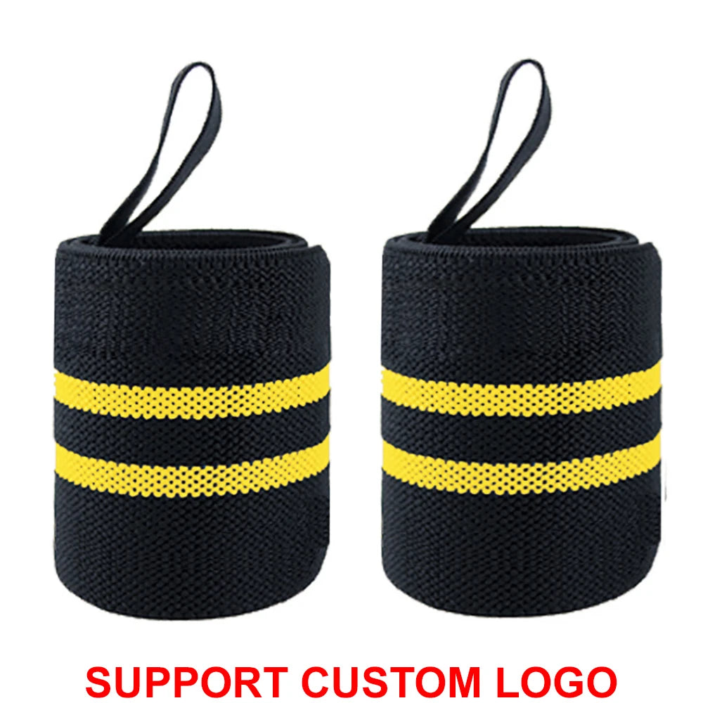 1 Pair Wristband Wrist Support Brace Straps Extra Strength Weight Lifting