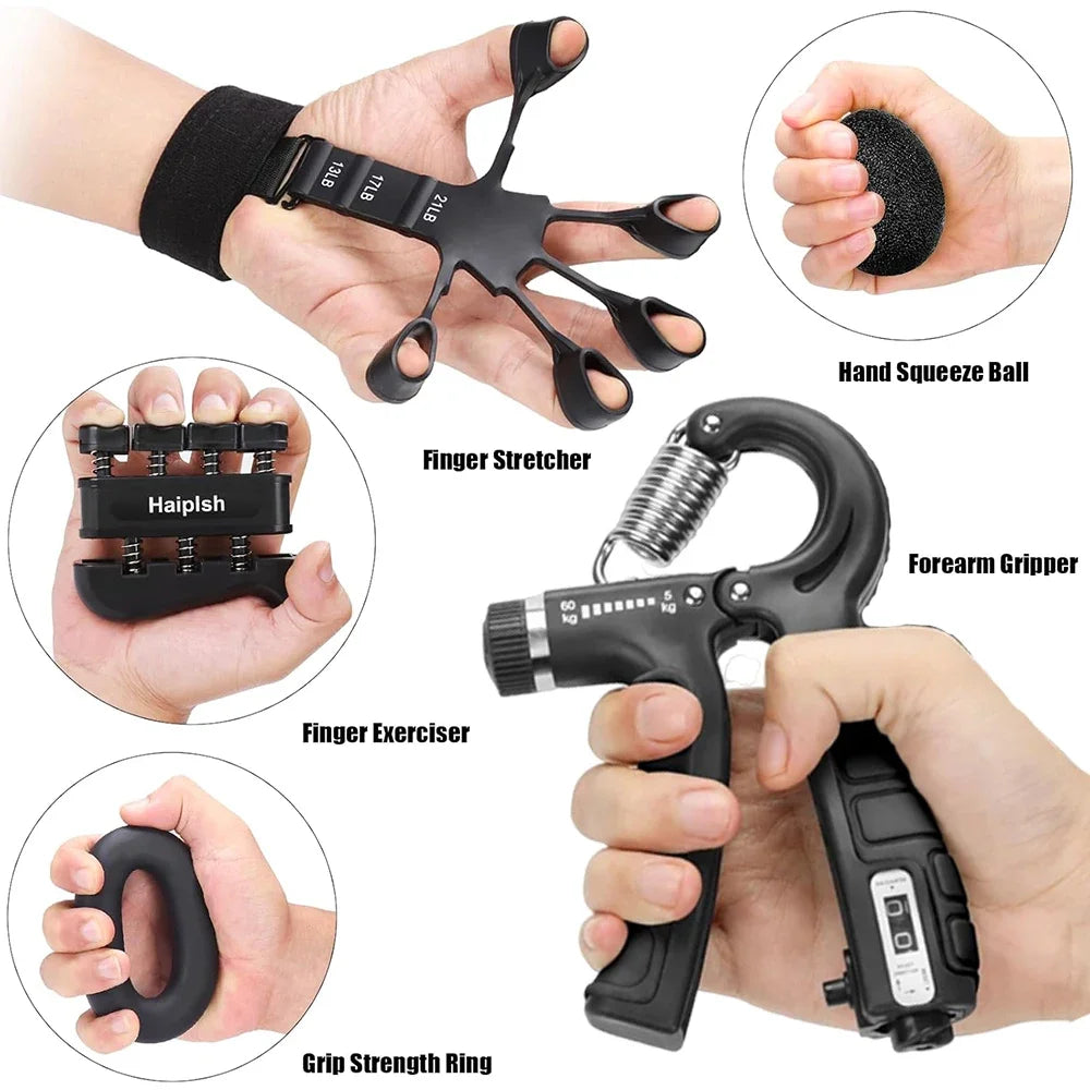 Adjustable 5-60Kg Heavy Hand Strengthener