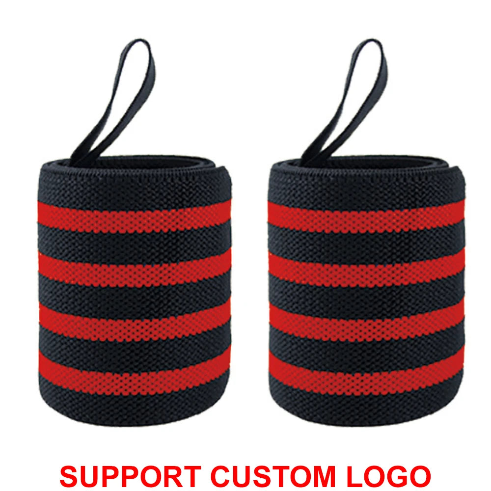 1 Pair Wristband Wrist Support Brace Straps Extra Strength Weight Lifting