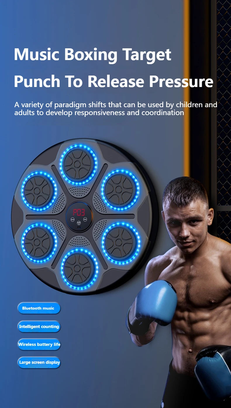 New Music Boxing Machine Smart Bluetooth Wall Mounted